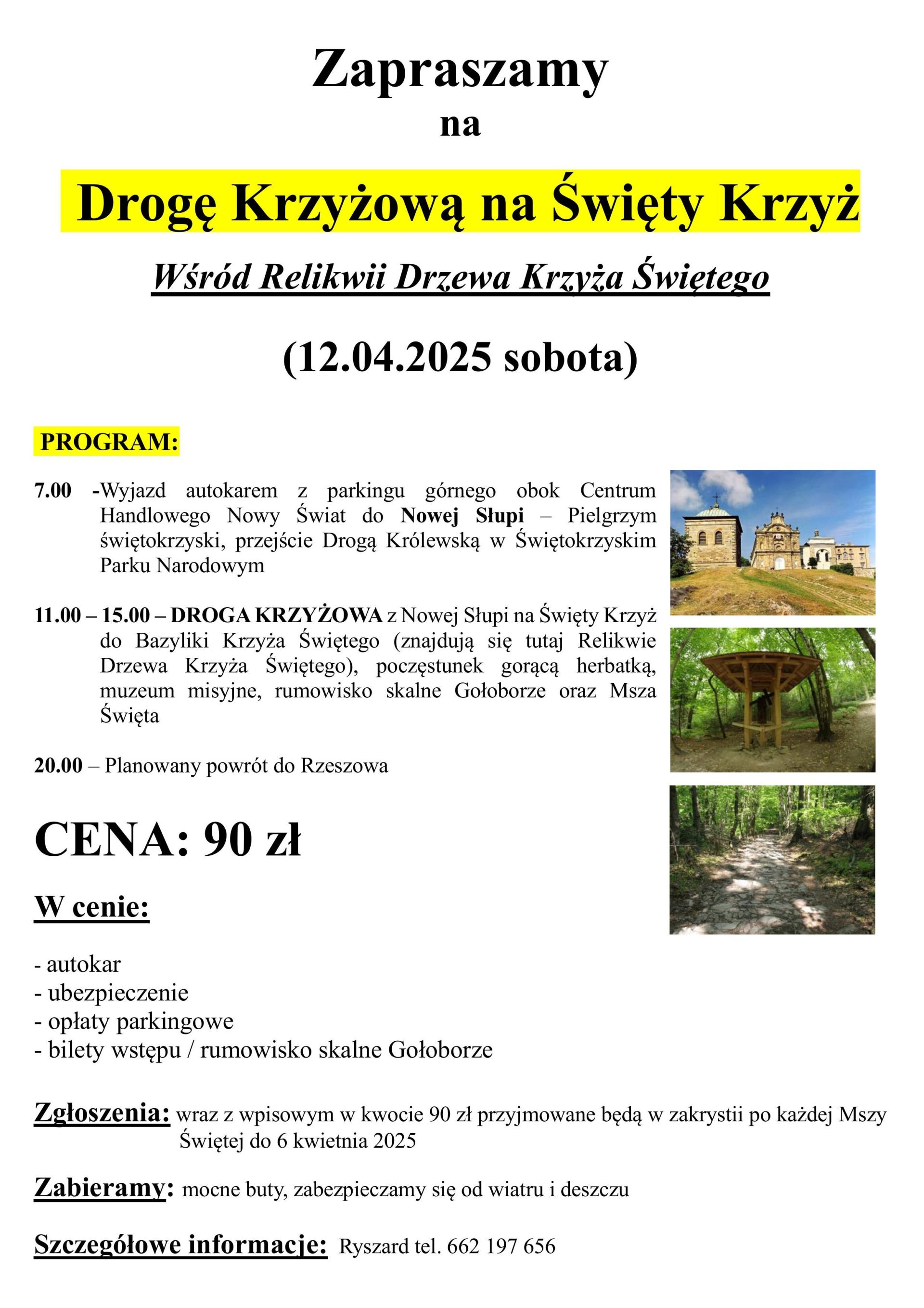 Droga krzyżowa na Święty Krzyż
