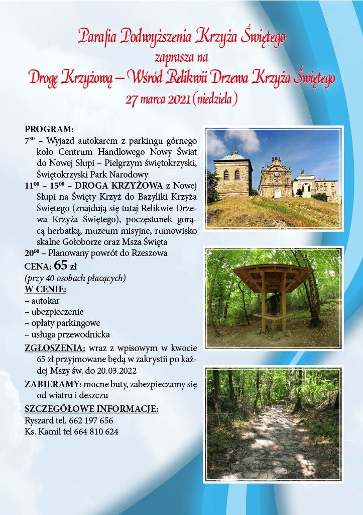 Wśród Relikwii Drzewa Krzyża Świętego - pielgrzymka