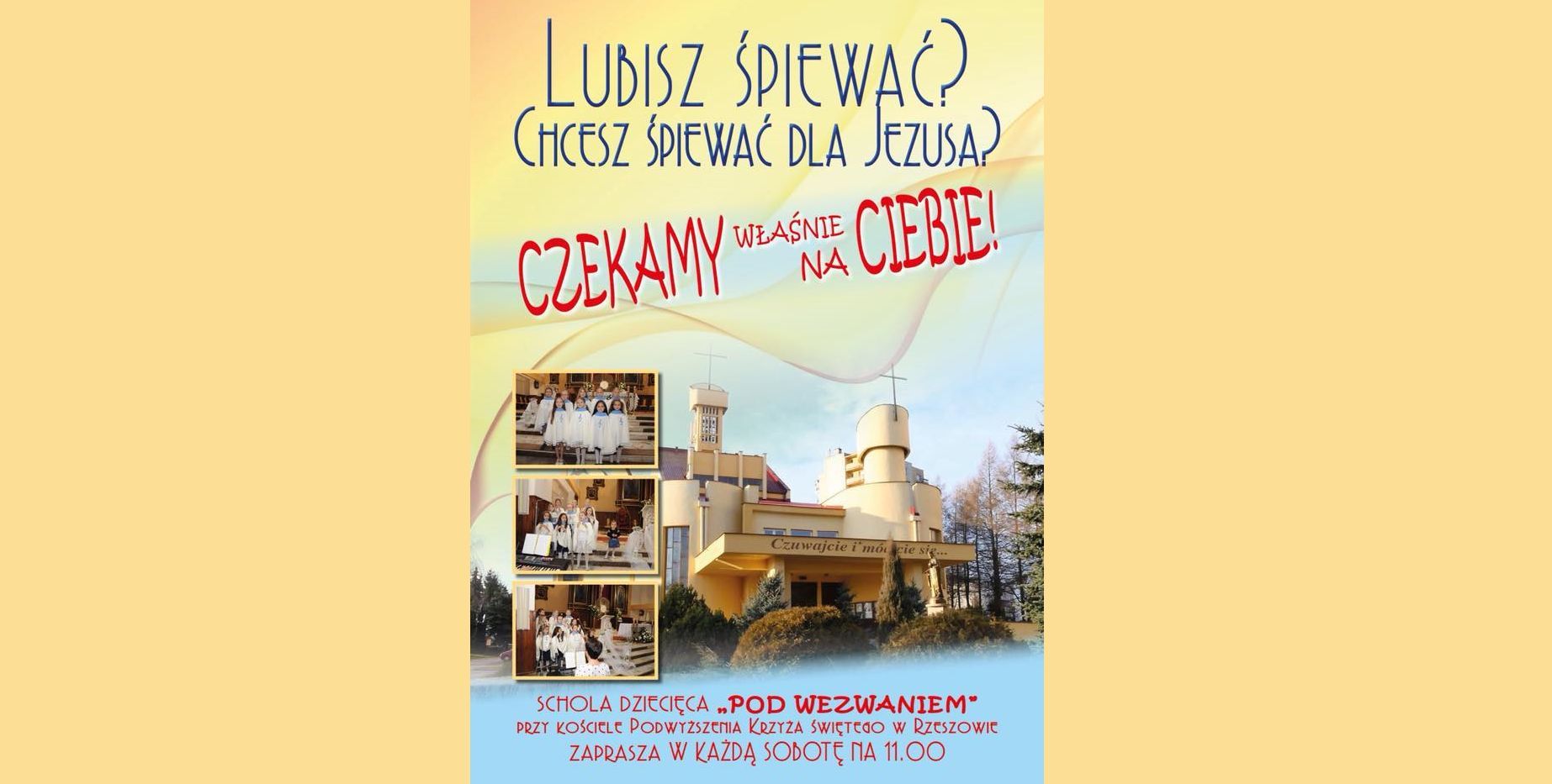 Schola dziecięca "Pod wezwaniem" - Zapraszamy