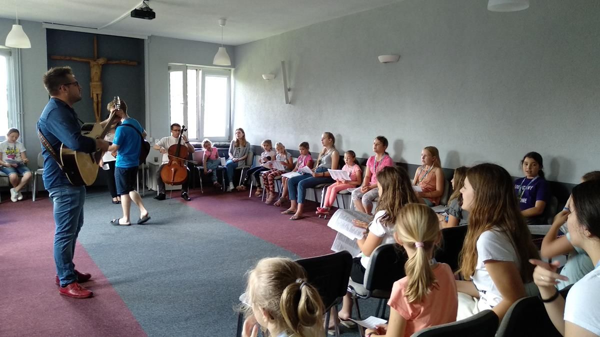 W Przybyszówce odbywały się warsztaty muzyczne dla scholanek