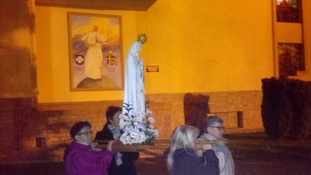 Uroczysta procesja na zakończenie objawień w Fatimie